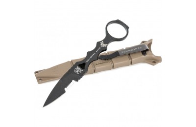 Benchmade 178SBKSN-COMBO SOCP Dagger 3.22" Black Combo Blade with Trainer, Sand Sheath for Sale