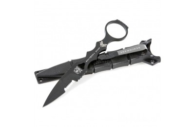 Benchmade 178SBK-COMBO SOCP Dagger 3.22" Black Combo Blade with Trainer, Black Sheath for Sale