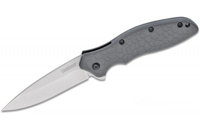 Kershaw 1830GRYSW Oso Sweet Assisted Flipper Knife 3.1" Stonewashed Plain Blade, Gray GFN Handles for Sale