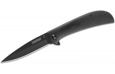 Kershaw 2330BLK Al Mar AM-4 Assisted Flipper 3.5" Black Spear Point Blade, Black G10 and Stainless Steel Handles for Sale