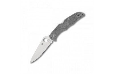 Spyderco Endura 4 Lightweight Signature Folder Knife with 3.80" VG-10 Steel Blade and Gray FRN Handle - PlainEdge Grind - C10FPGY Limited Sale