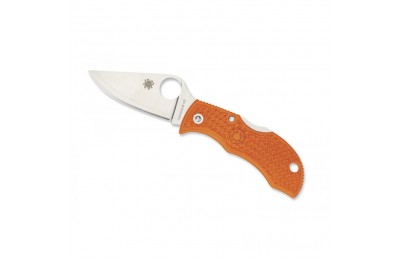 Spyderco Manbug Burnt Orange HAP40 - Combination Edge/Plain Edge Clearance Sale